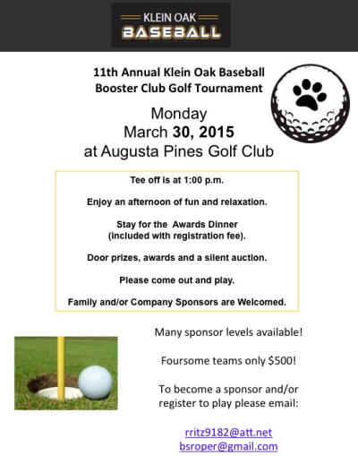 Golf Tournament Ad